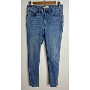 Madewell 9" Mid-Rise Skinny Jeans Size 27 Blue Denim Medium Wash Women’s